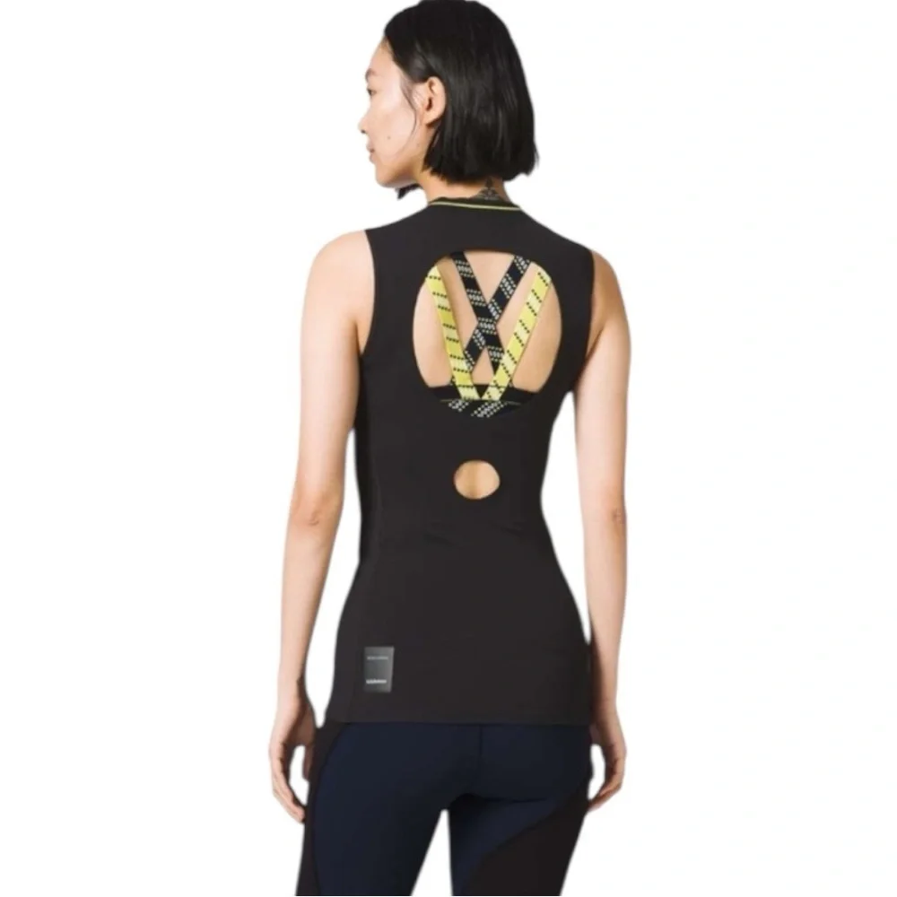 Lululemon Inner Expanse Tank * x Roksanda Black Sleeveless Top